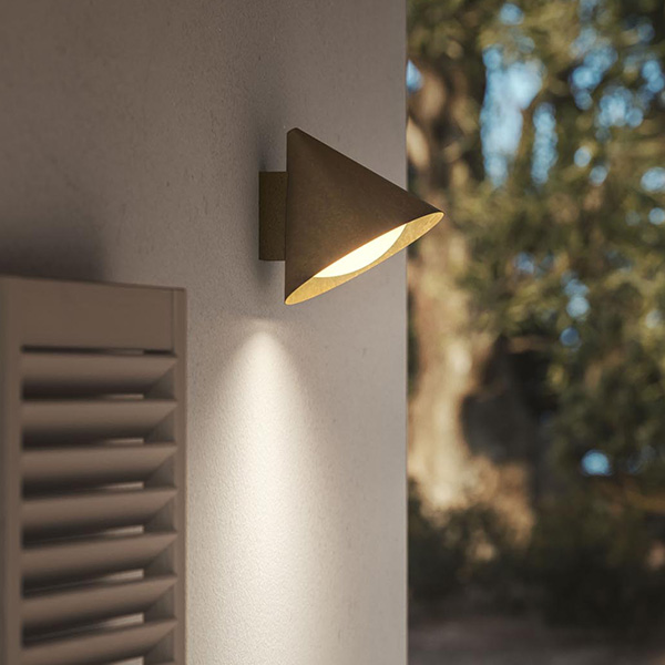 Cone Outdoor Wall Lamp - A