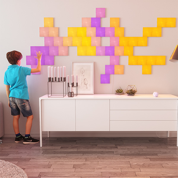 bestemt batteri Site line Buy Nanoleaf Canvas Smarter Kit 9 Panels Online at Low Prices in India -  lightandyou.com