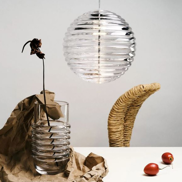 Press Sphere Suspension Lamp