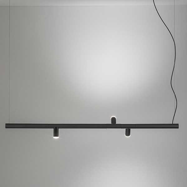 Morse Suspension Lamp - T-3915S With Black Canopy