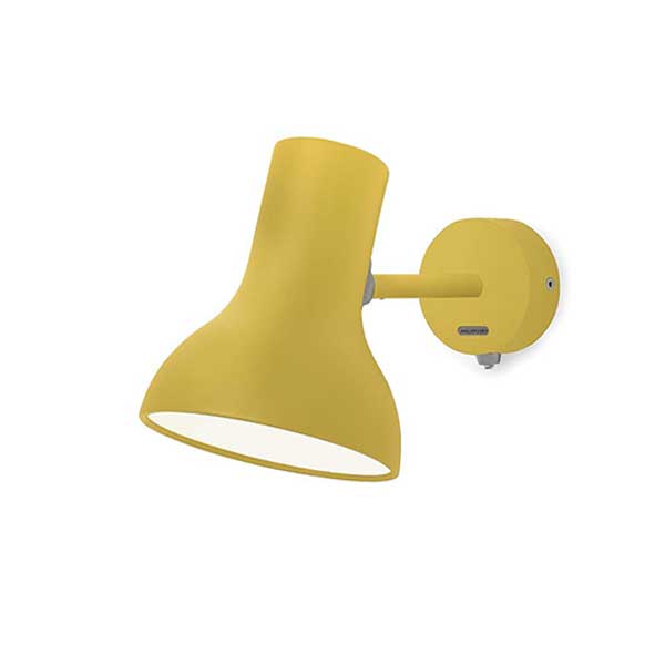 Type 75 Mini Wall Lamp - Margaret Howell - Yellow Ochre Edition With Plug & Cable