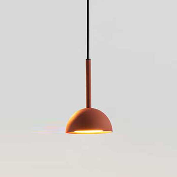 Cupolina Suspension - T-3934S With Terracotta Canopy