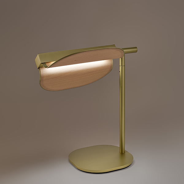 Omma 1 Leaf Table Lamp - Gold