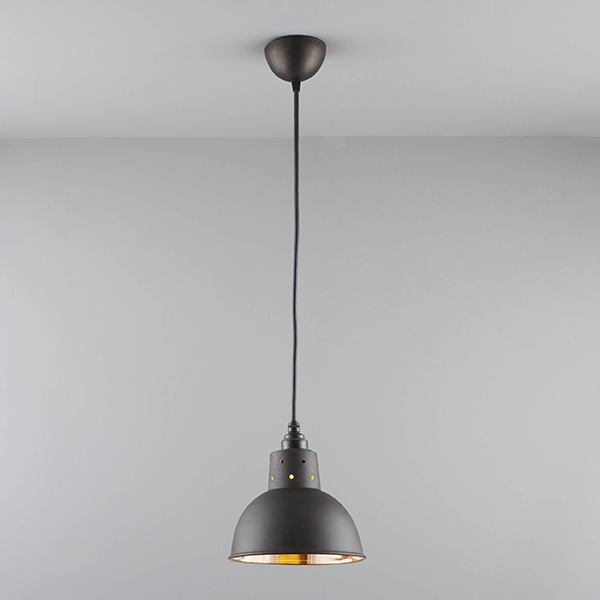 Spun 7165 Reflector Pendant With Cord Grip Lampholder