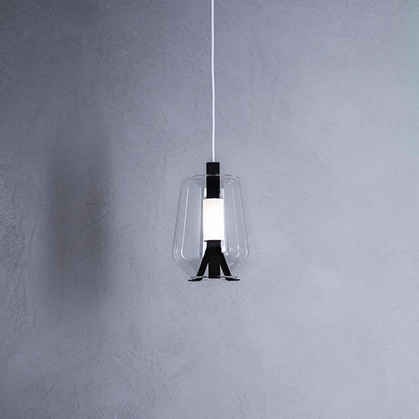 Luisa S1 Suspension Lamp With Matt Black