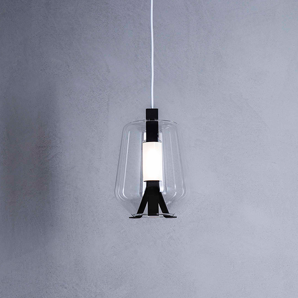 Luisa S3 Suspension Lamp With Matt Black