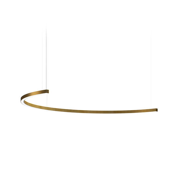 Brooklyn Round Suspension Lamp - Semicircular Shape 200cm