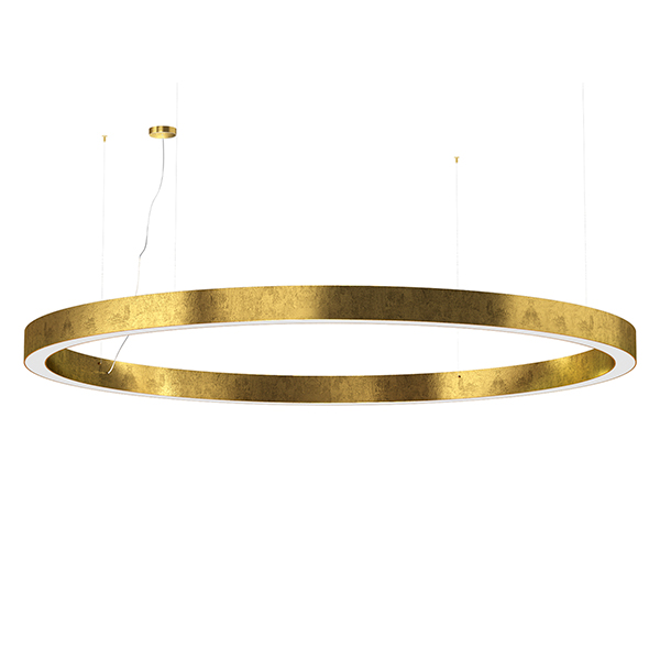 Golden Ring Suspension Lamp - Ø300cm