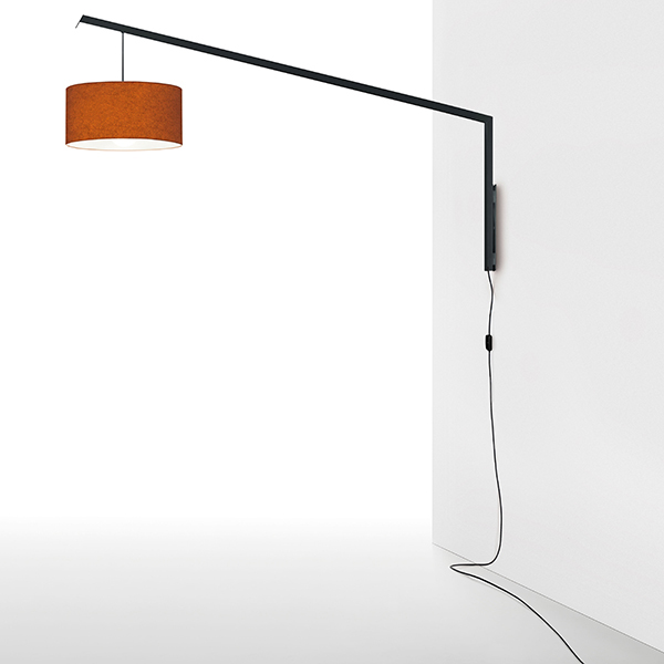 Angelica L 200 Wall Lamp - Black Structure