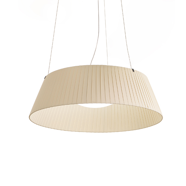 Reverse BASIC A - ø80 Pendant - Pleated Ribbon Fabric