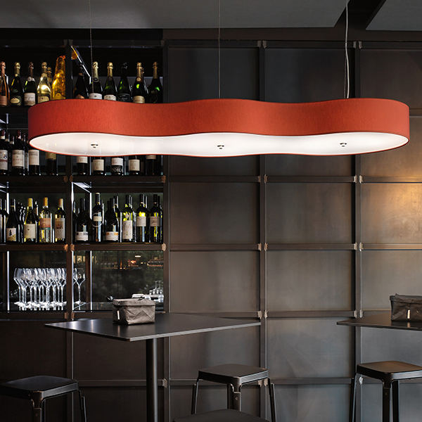 Ottovolante L-150 Suspension Lamp - Cotton Fabric