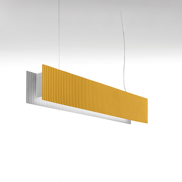 Righello L-125 Suspension Lamp - Soft Textile Fabric