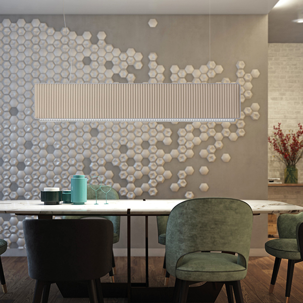Righello L-160 Suspension Lamp - Soft Textile Fabric