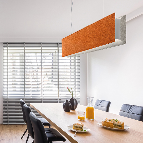 Righello L-160 Suspension Lamp - Wool Fabric