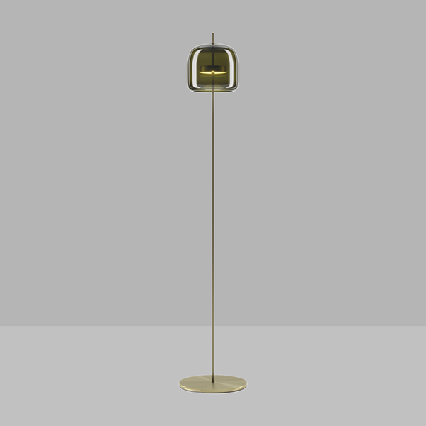 Jube Floor Lamp - Matt Gold Structure