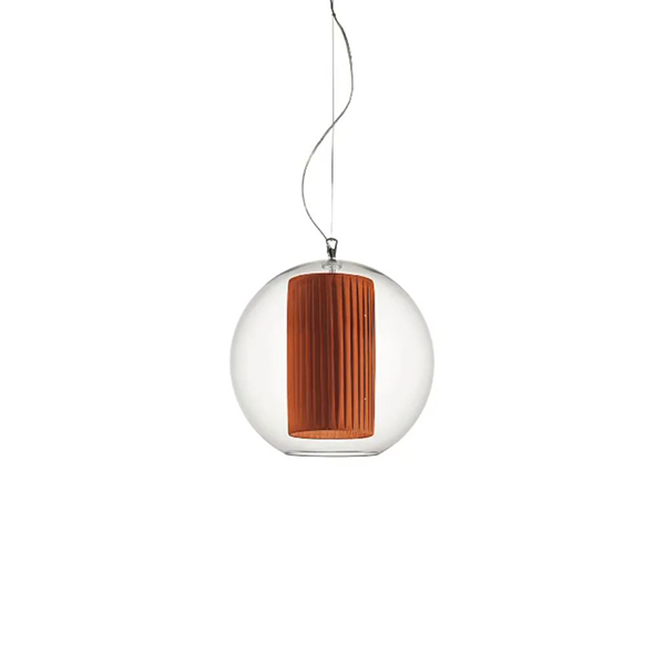 Bolla Ellisse ø40 Pendant - Pleated Ribbon Fabric