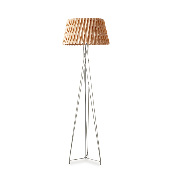 Lola Floor Lamp - Matte Nickel