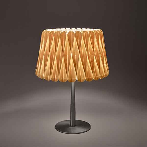 Lola Medium Table Lamp - Matte Nickel