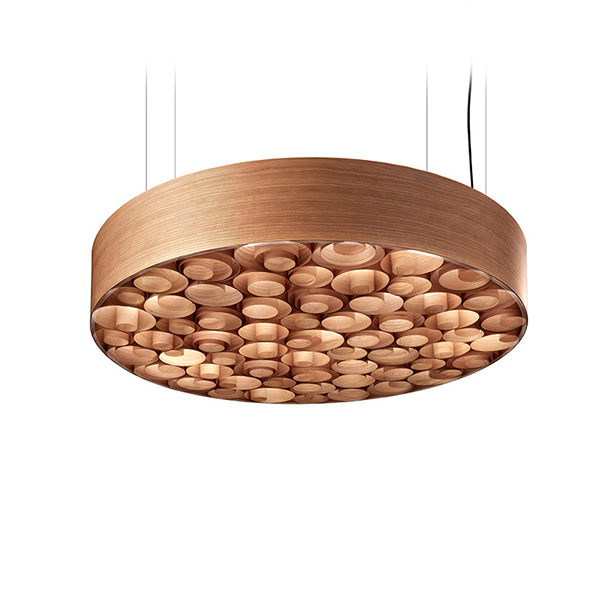 Spiro Large Pendant - Natural Cherry