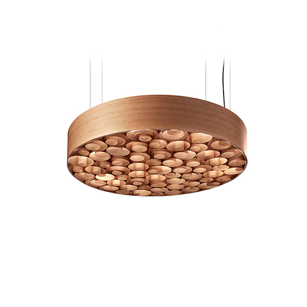 Spiro Medium Pendant - Natural Cherry