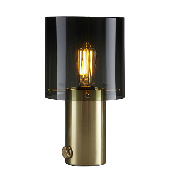 Walter Table Lamp - Size 2 With Anthracite Glass