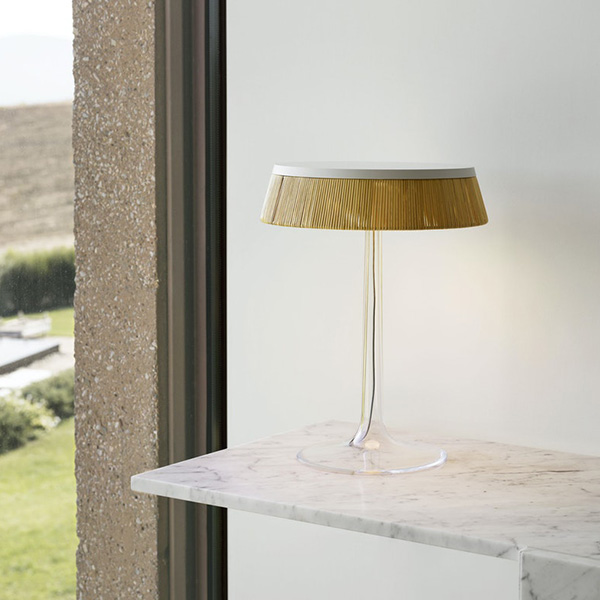 Bon Jour Table Lamp - White