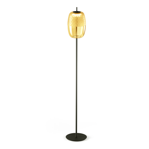 Adamas 33 Floor Lamp - Bronze Glass