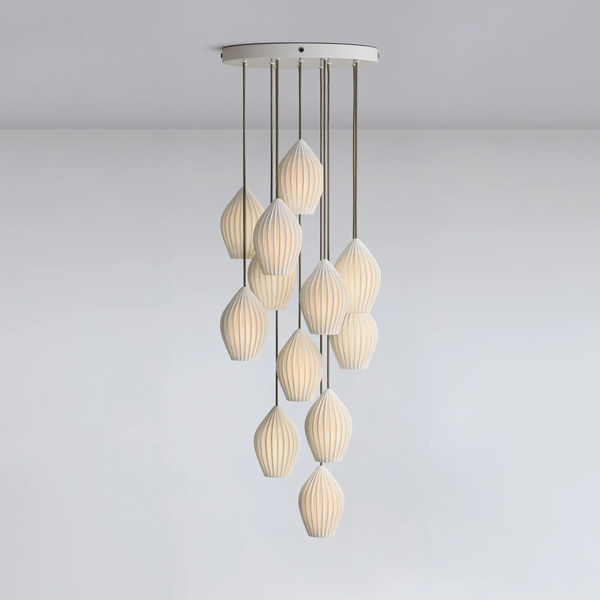 Fin Grouping Of 12 Pendant