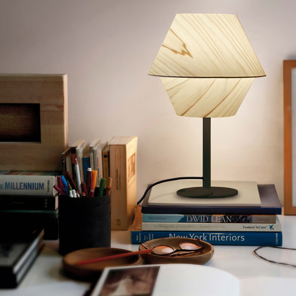 Hotel Table Lamp - Black Metal