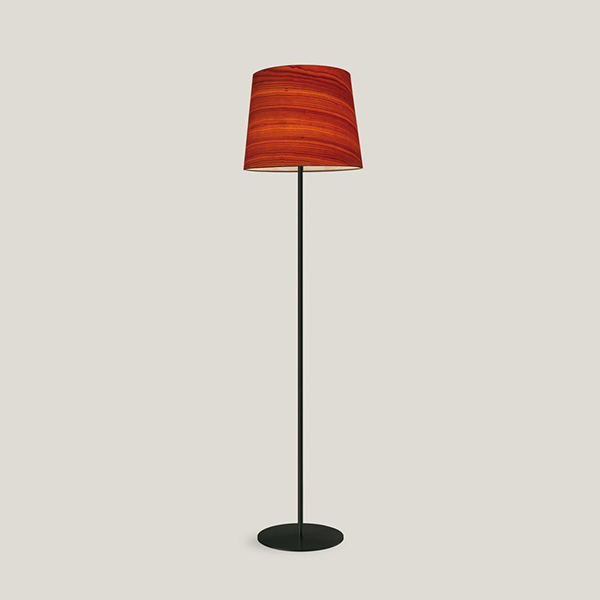 Zeta Large Floor Lamp With Black Metal