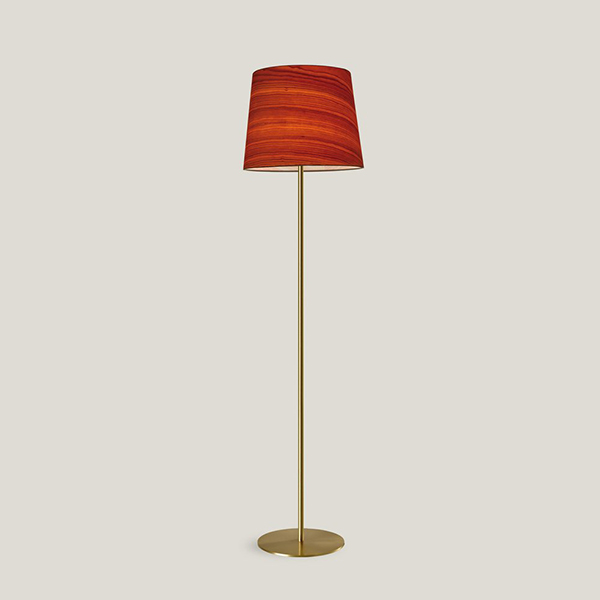 Zeta Large Floor Lamp With Gold Metal