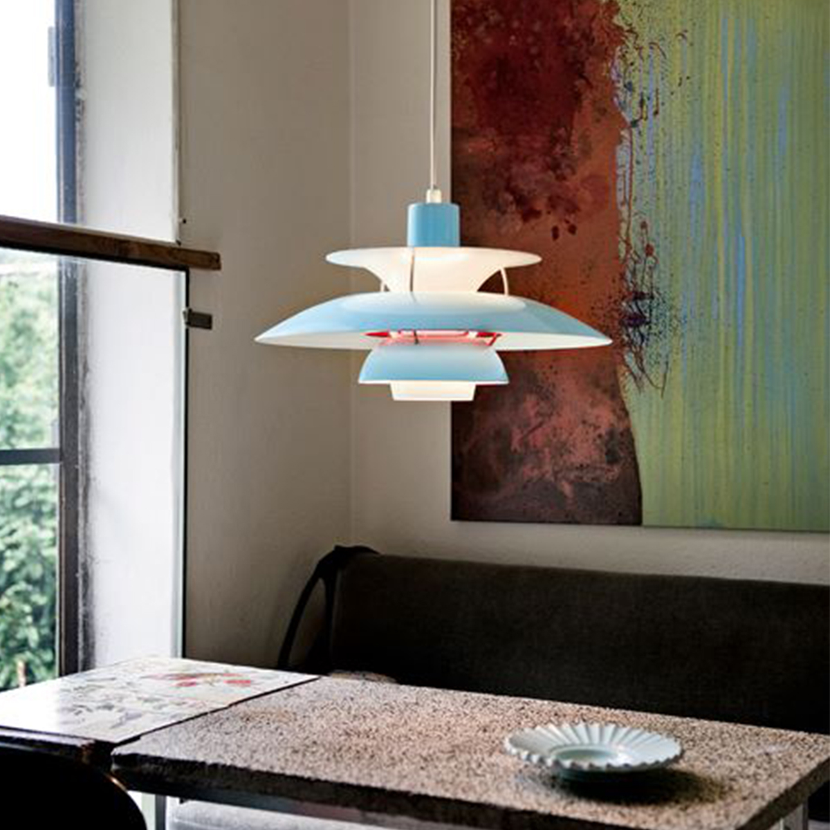 Hues Of Blue PH 5 Pendant (LED, Non-Dimmable) by Poulsen