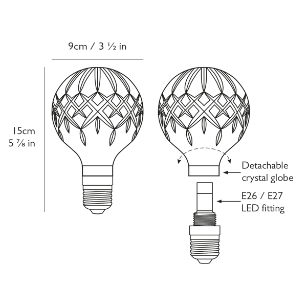 Crystal Bulb - Clear