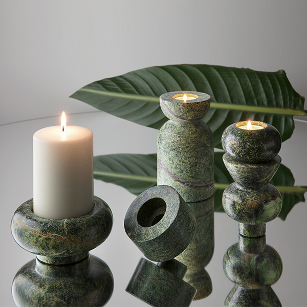 Rock Candle Holder Large