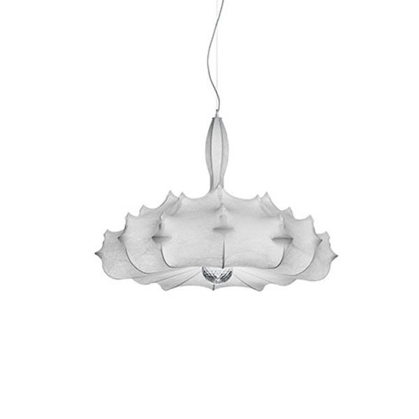 White Zeppelin Large Suspension Lamp (LED, NonDimmable) by Flos