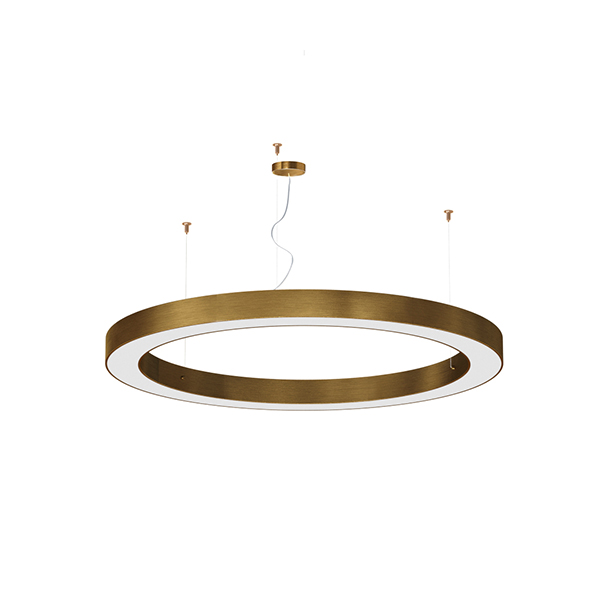 Bronze Silver Ring 120cm Pendant LED PCB DALI Push Dimmable By 