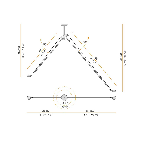 Lampe de bureau, Opuntia, blanc, IP40, L18cm, H53cm - Panzeri